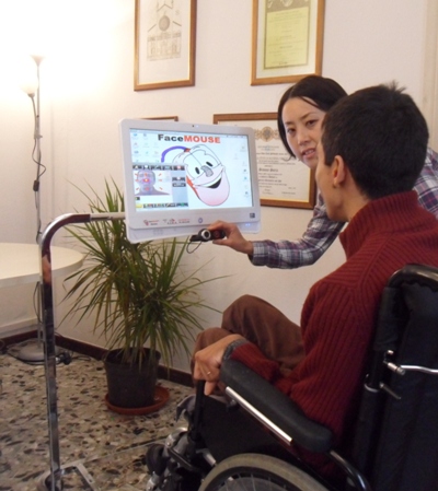 FaceMOUSE Machine: computer per disabili
